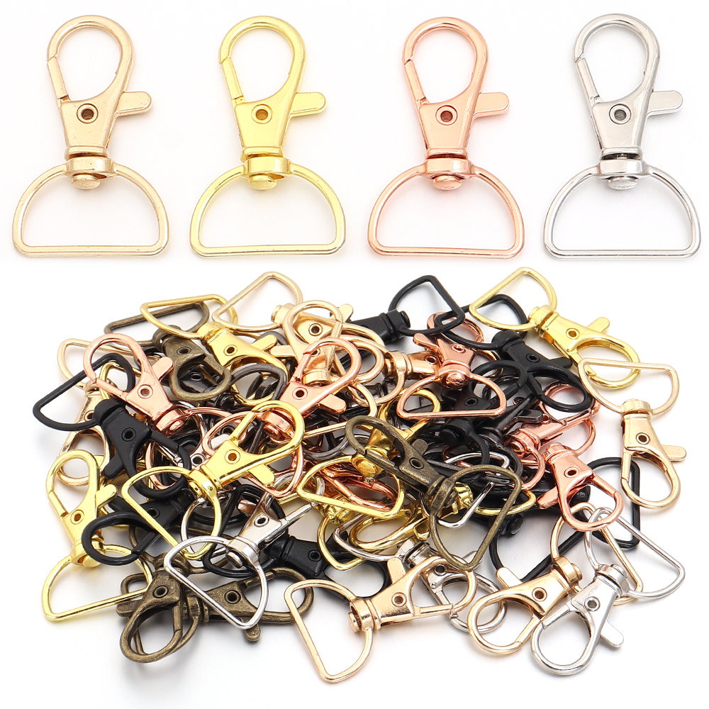 Jewelry Making A Ring - 10pcs/lot Metal Swivel Clasps With D
