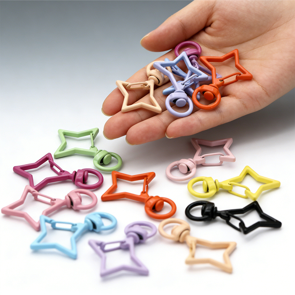 Jewelry Making A Ring - 5pcs 38x26mm Colorful Star Rhombus Shape
