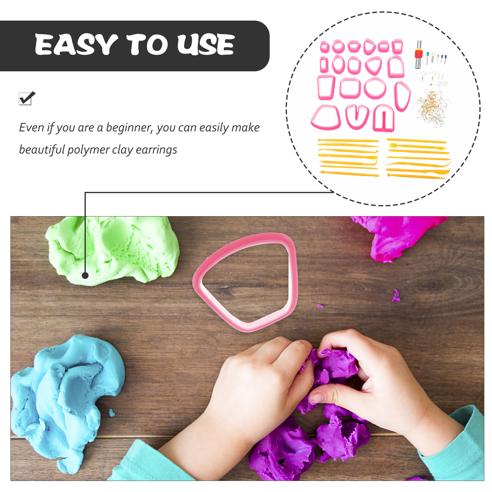 1Set Polymer Clay Cutter Kit S - Jewelry Making Tool Kit reseña y precio