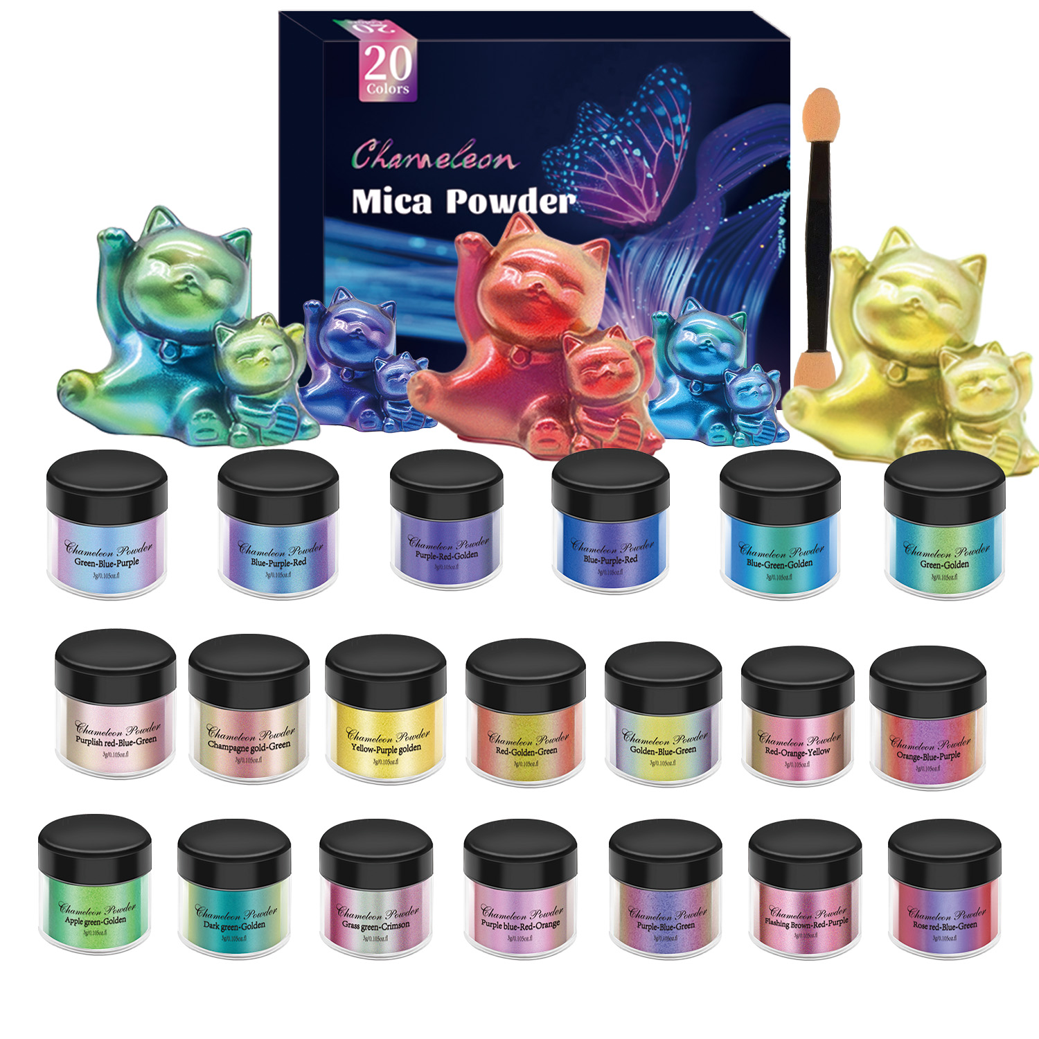 10/20pcs Mirror Chameleons Pig - Jewelry Making Tool Kit reseña y precio