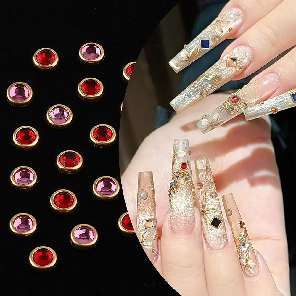 12 Colors Mixed Nail Crystal G - Crystal Bead Mix reseña y precio