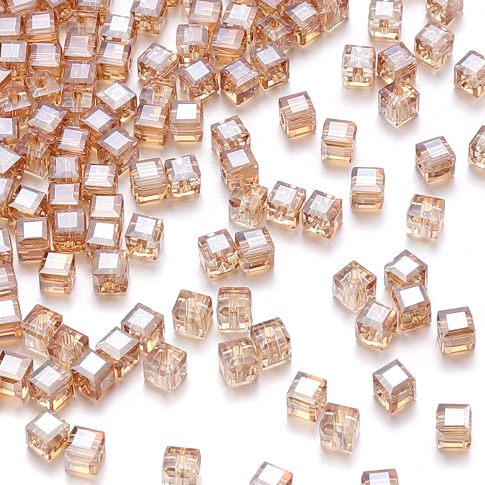 50pcs/lot Square Faceted Glass - Crystal Bead Mix reseña y precio