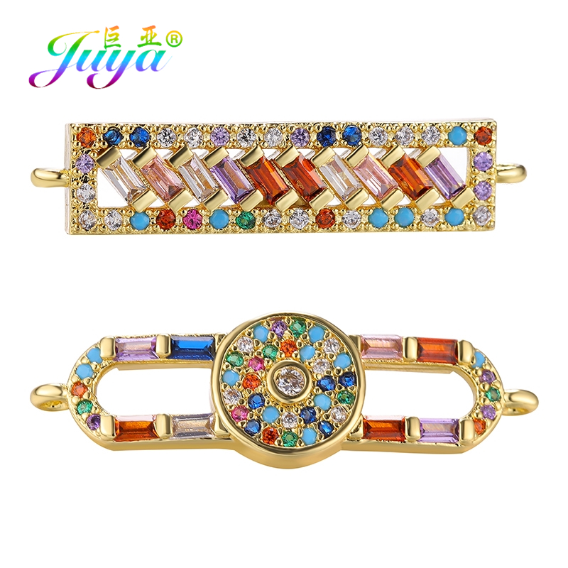 Juya DIY Rainbow Zirconia 18K  - Jewelry Making Loops reseña y precio