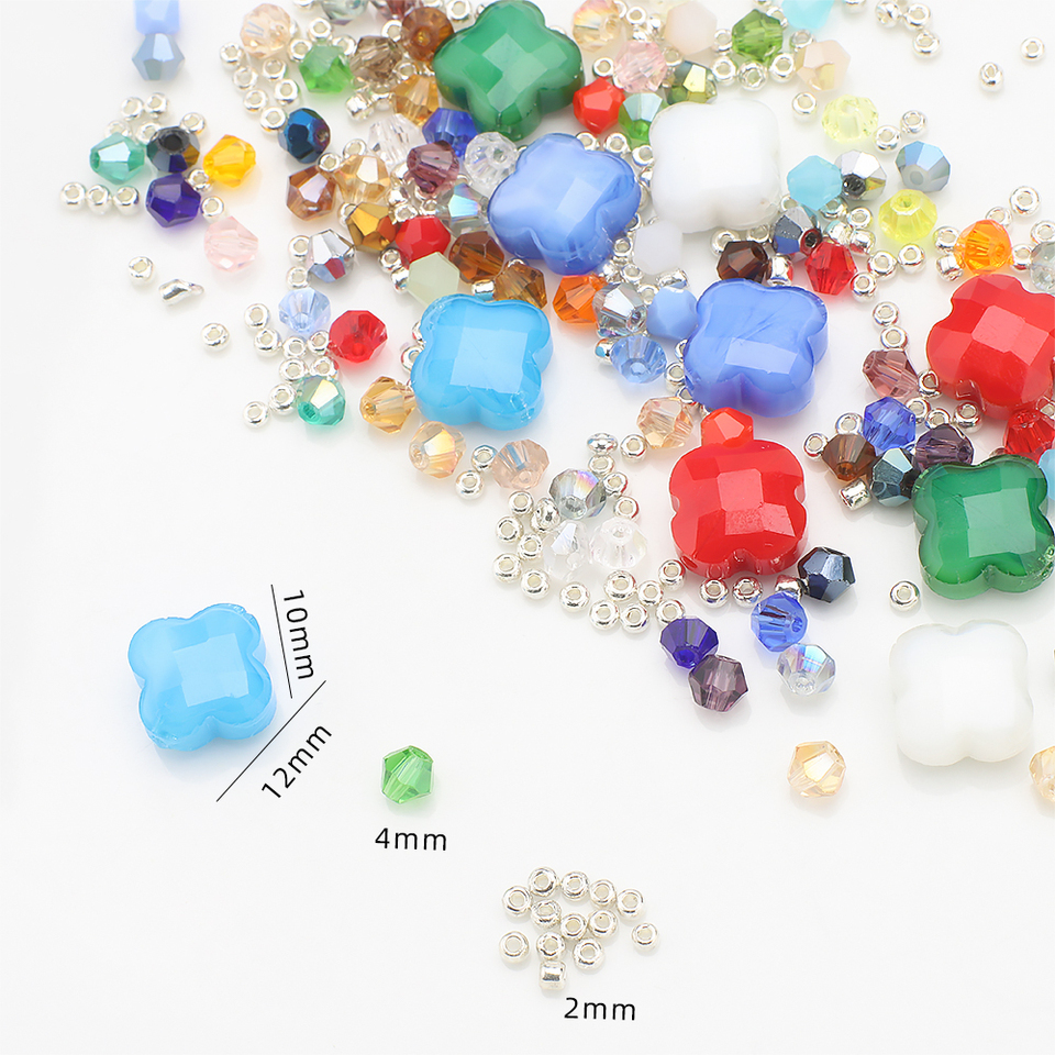 Mix Clover Petal Shape Glass B - Crystal Bead Mix reseña y precio