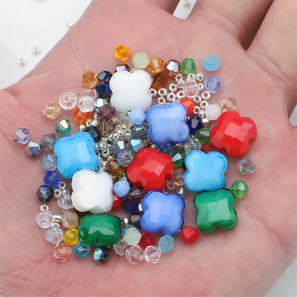 Mix Clover Petal Shape Glass B - Crystal Bead Mix reseña y precio