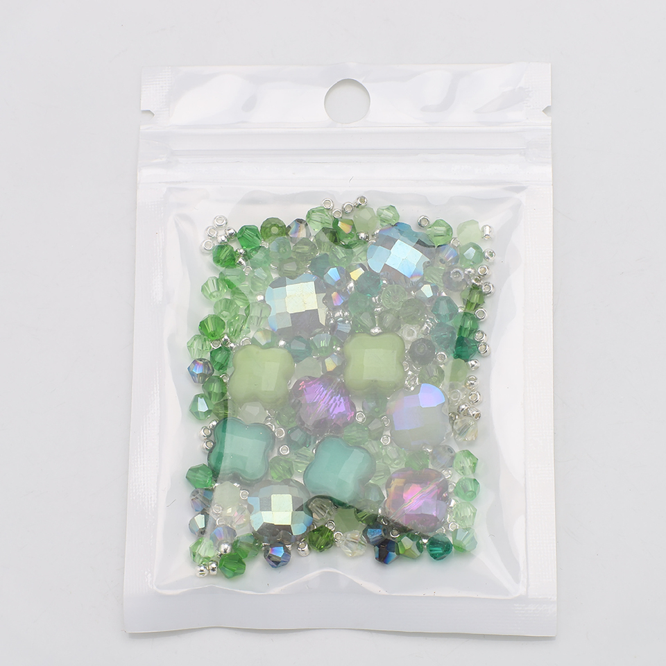 Mix Clover Petal Shape Glass B - Crystal Bead Mix reseña y precio
