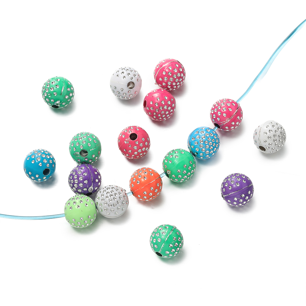 50/100Pcs 8/10mm Round mixed C - Crystal Bead Mix reseña y precio