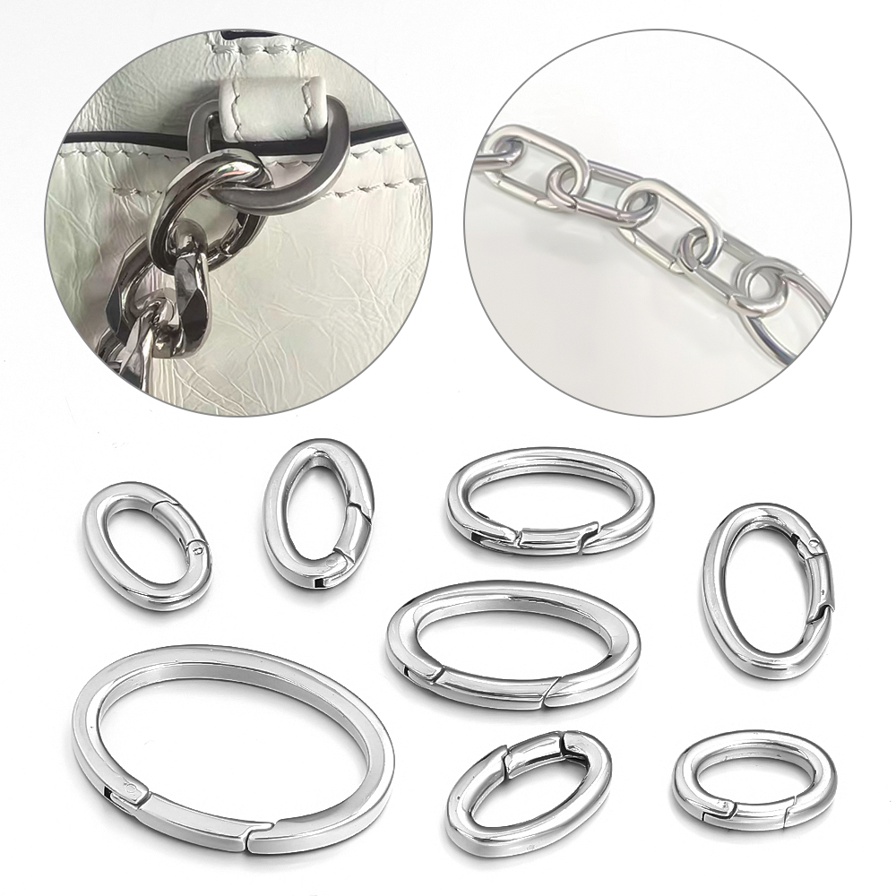 1pc Stainless Steel Spring Cla - Jewelry Making A Ring reseña y precio