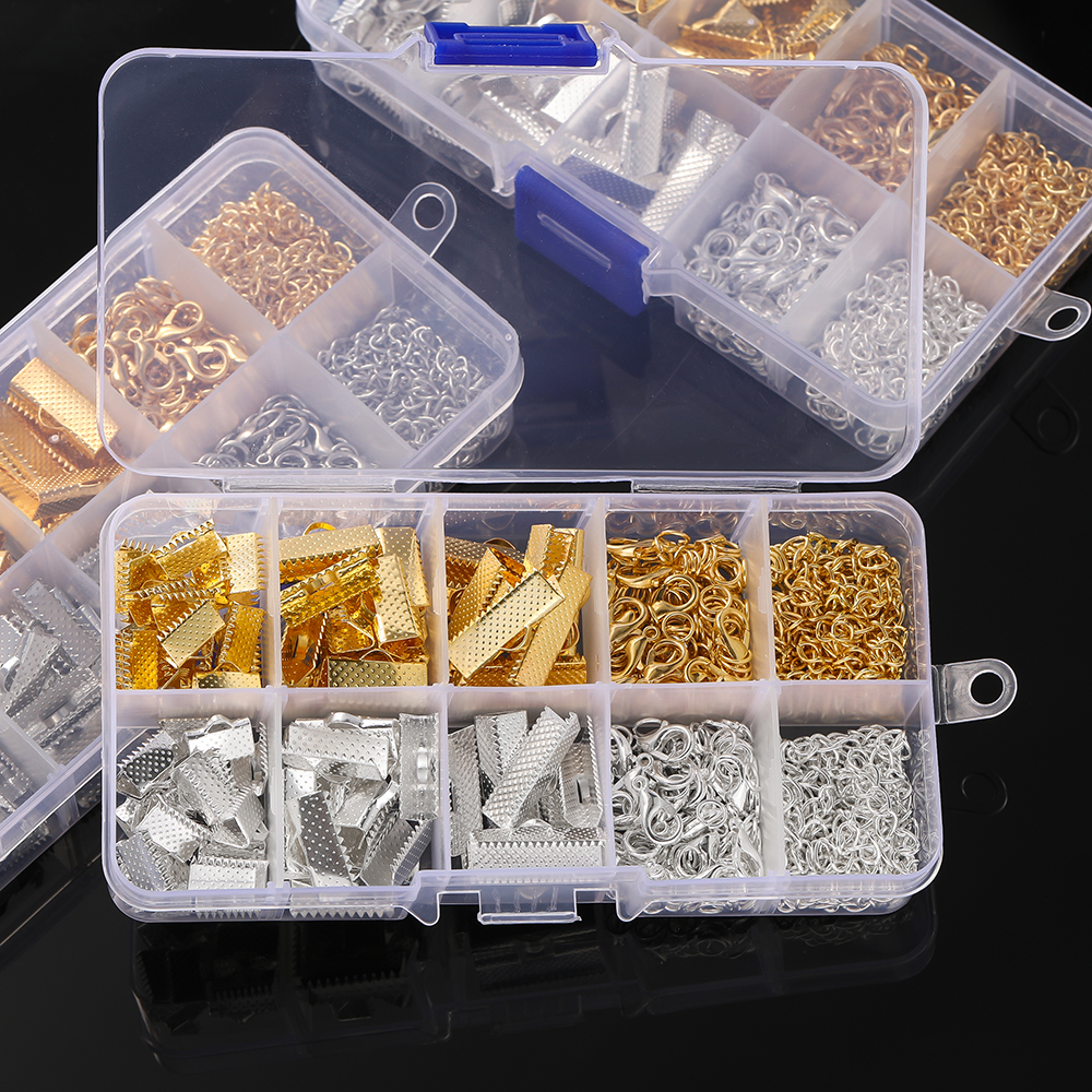 10 Grids Alloy Accessories Set - Jewelry Making A Ring reseña y precio
