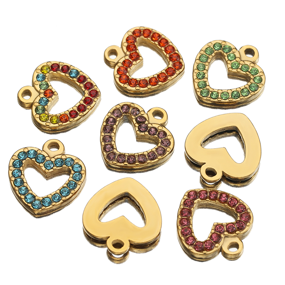 5pcs Mixed Stainless Steel Rhi - Crystal Bead Mix reseña y precio