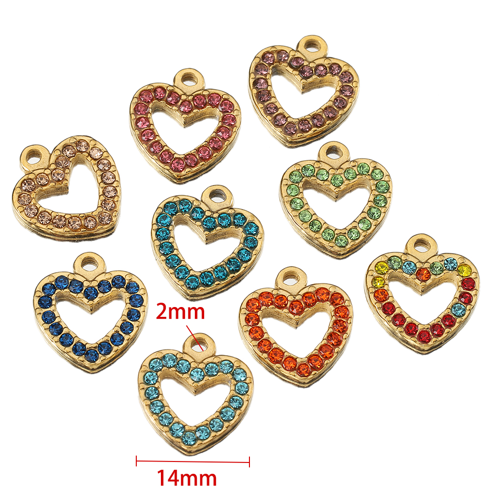 5pcs Mixed Stainless Steel Rhi - Crystal Bead Mix reseña y precio