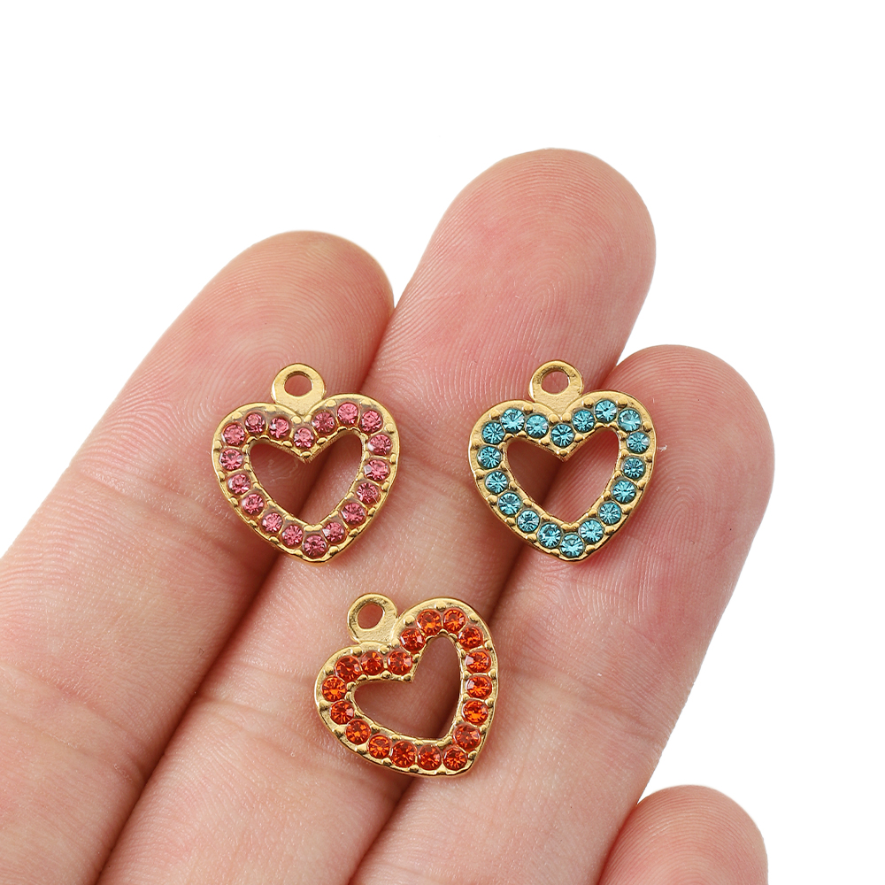 5pcs Mixed Stainless Steel Rhi - Crystal Bead Mix reseña y precio