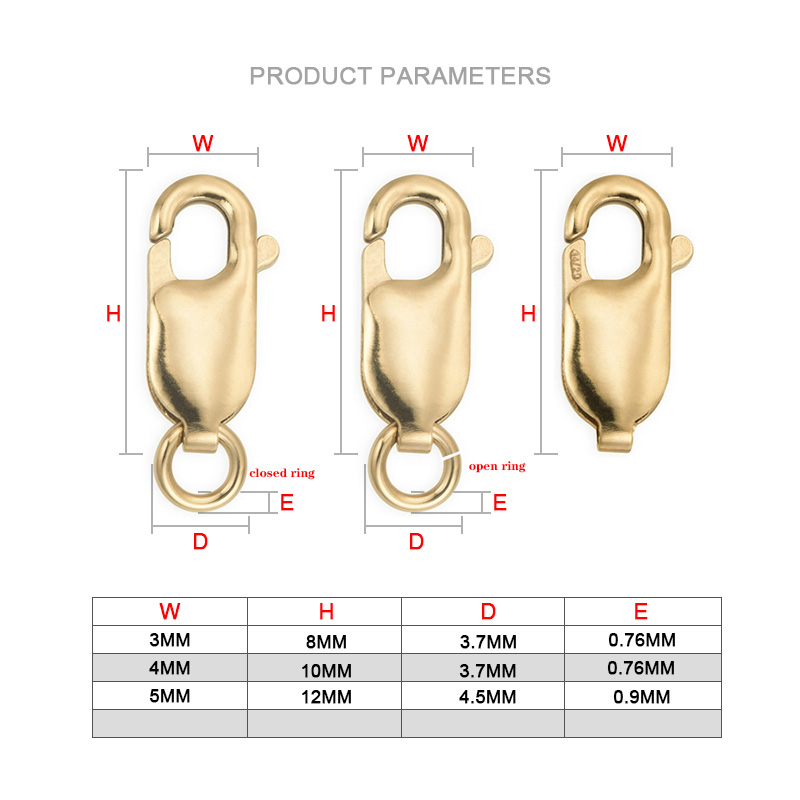 Lobster Clasp 14K Gold Filled  - Jewelry Making Supplies Wholesale reseña y precio