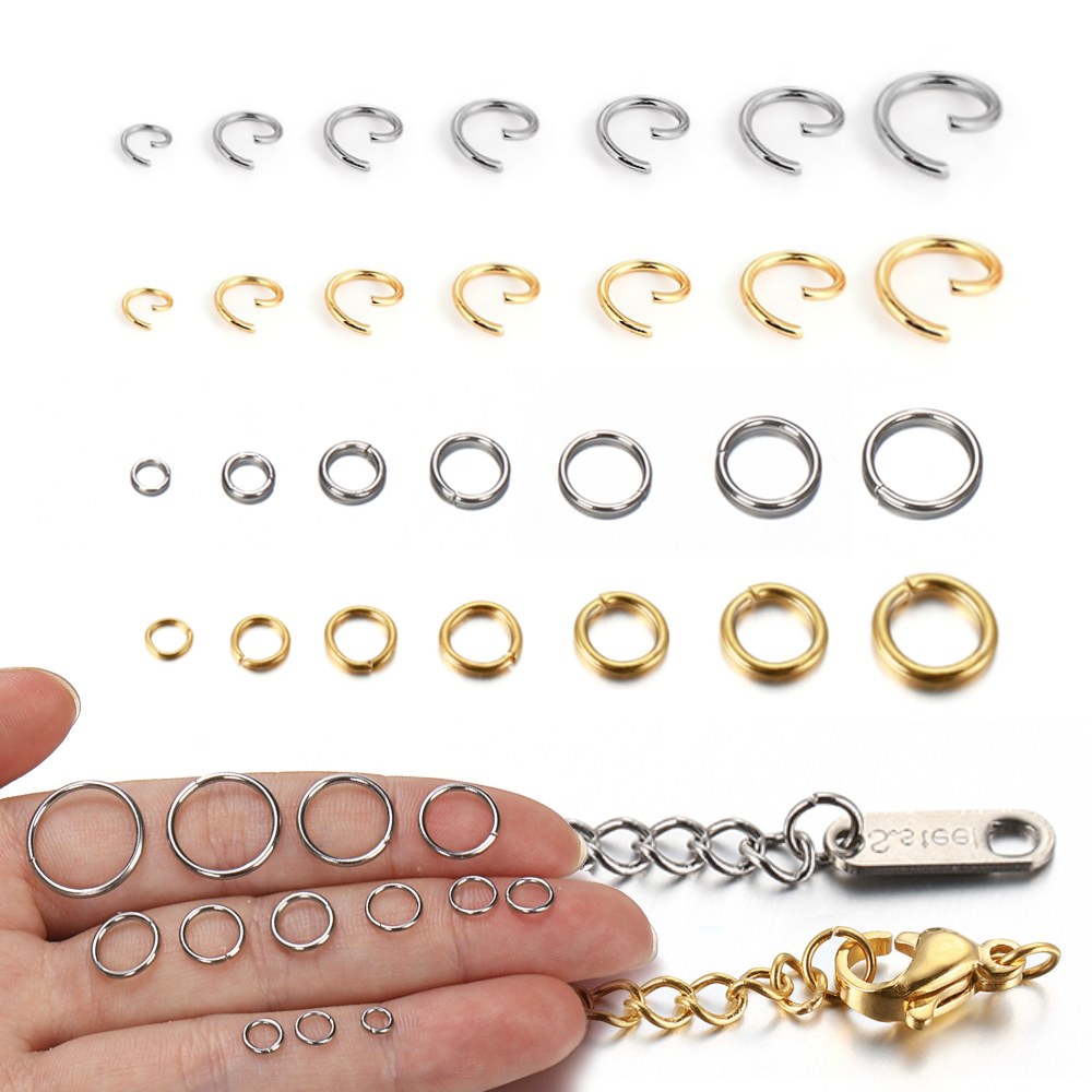 100-200pcs/lot Stainless Steel - Jewelry Making Supplies Wholesale reseña y precio