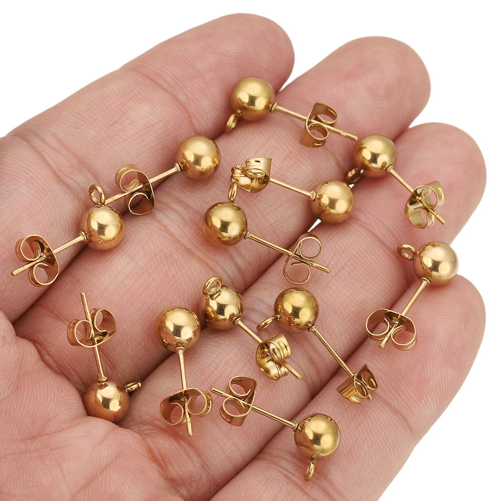 20pcs Stainless Steel 4 5 6 8m - Jewelry Making Loops reseña y precio