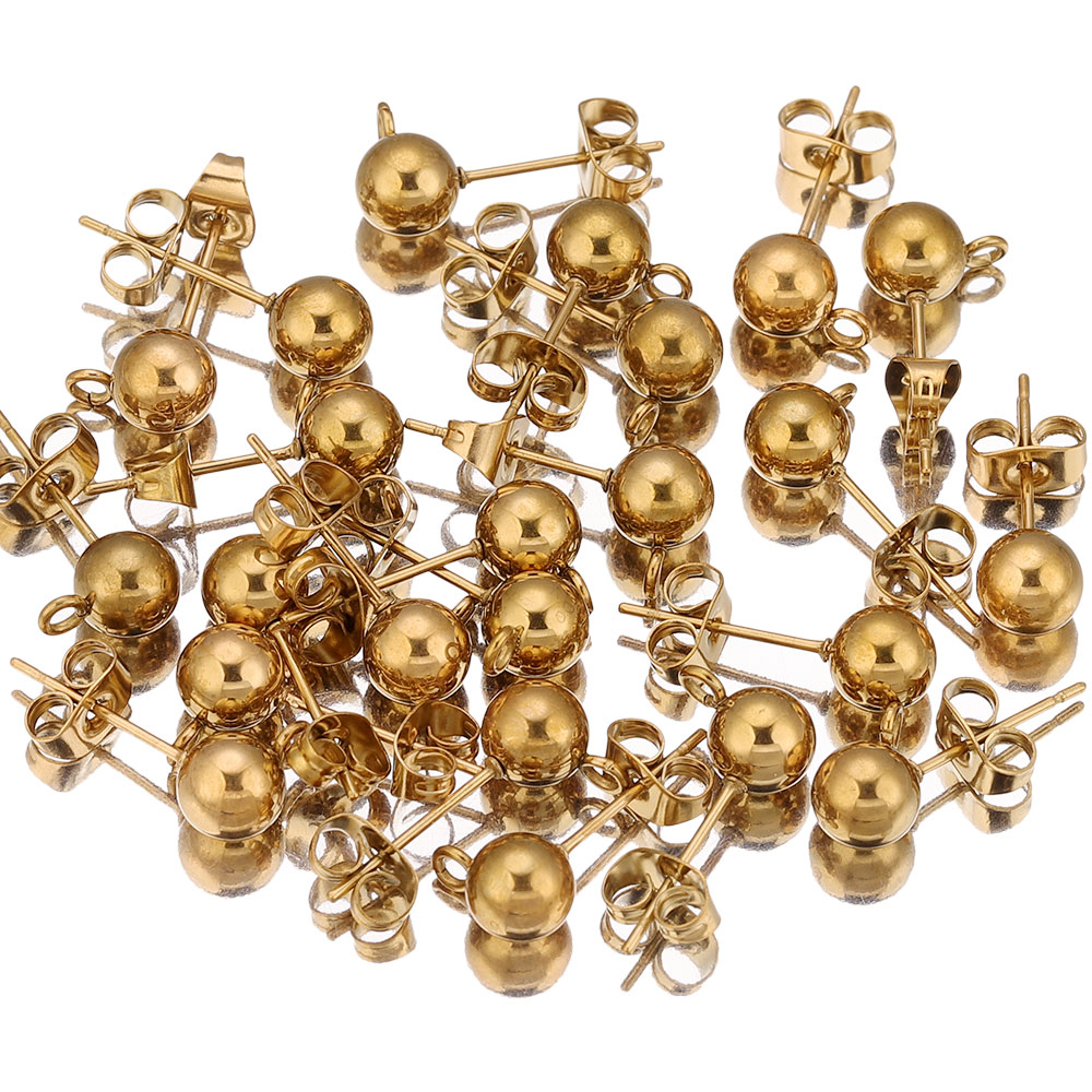 20pcs Stainless Steel 4 5 6 8m - Jewelry Making Loops reseña y precio