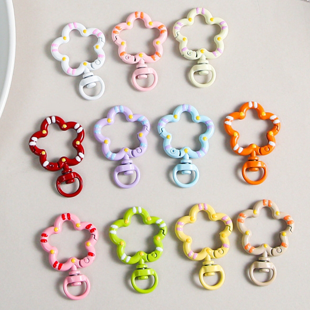 5pcs Metal Flower Lobster Claw - Jewelry Making A Ring reseña y precio
