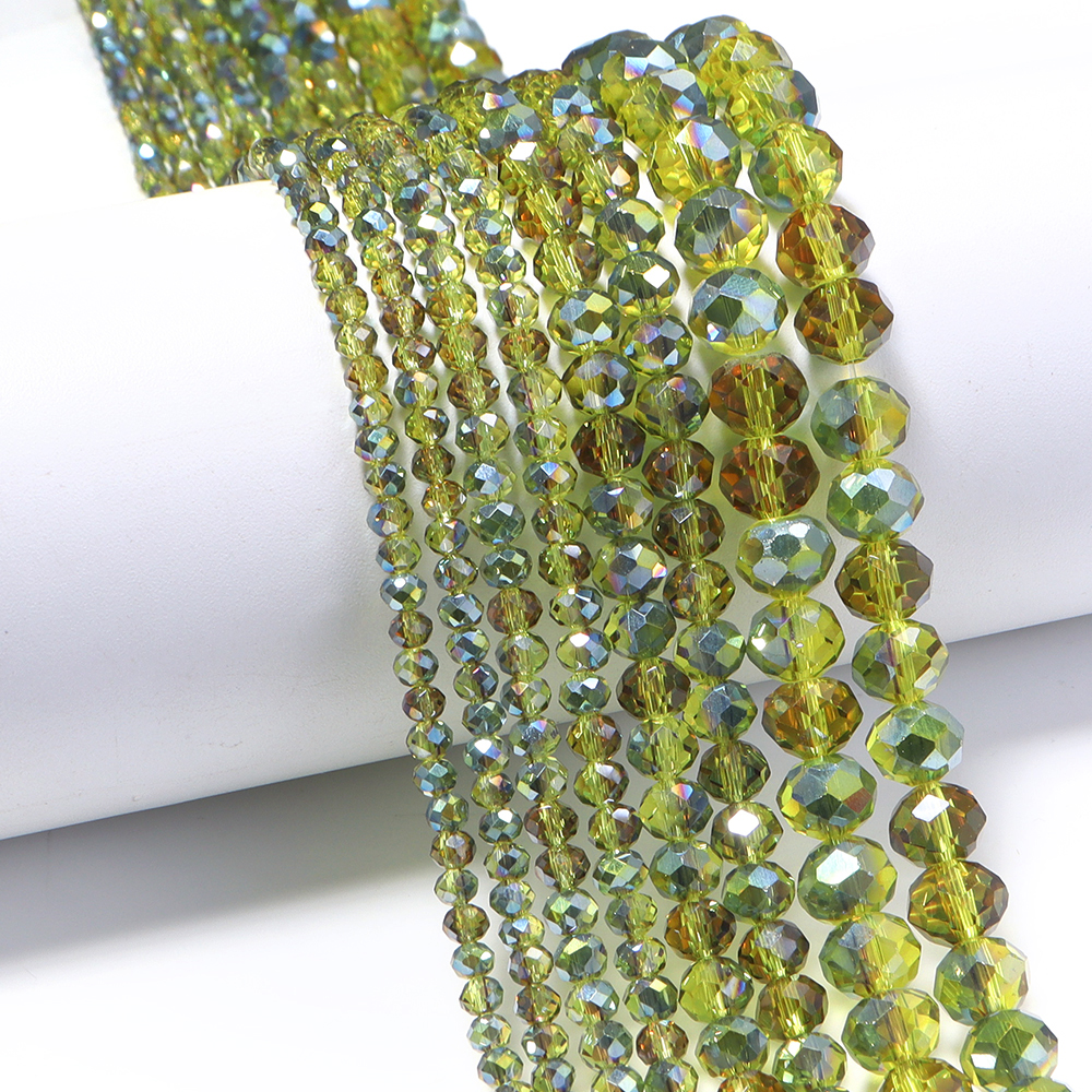 1strand/lot 3/4/6/8mm Faceted  - Crystal Bead Mix reseña y precio