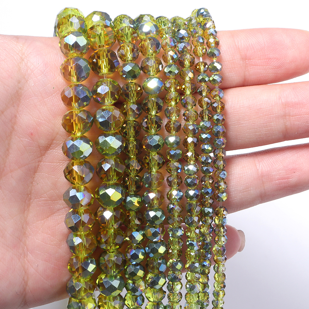 1strand/lot 3/4/6/8mm Faceted  - Crystal Bead Mix reseña y precio