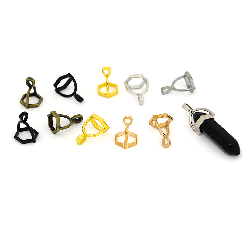 20Pcs Hexagonal Gemstone Cap N - Jewelry Making Metal reseña y precio