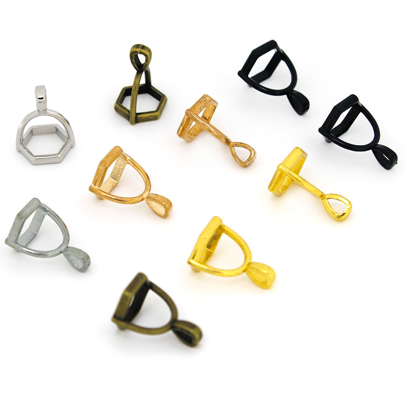 20Pcs Hexagonal Gemstone Cap N - Jewelry Making Metal reseña y precio