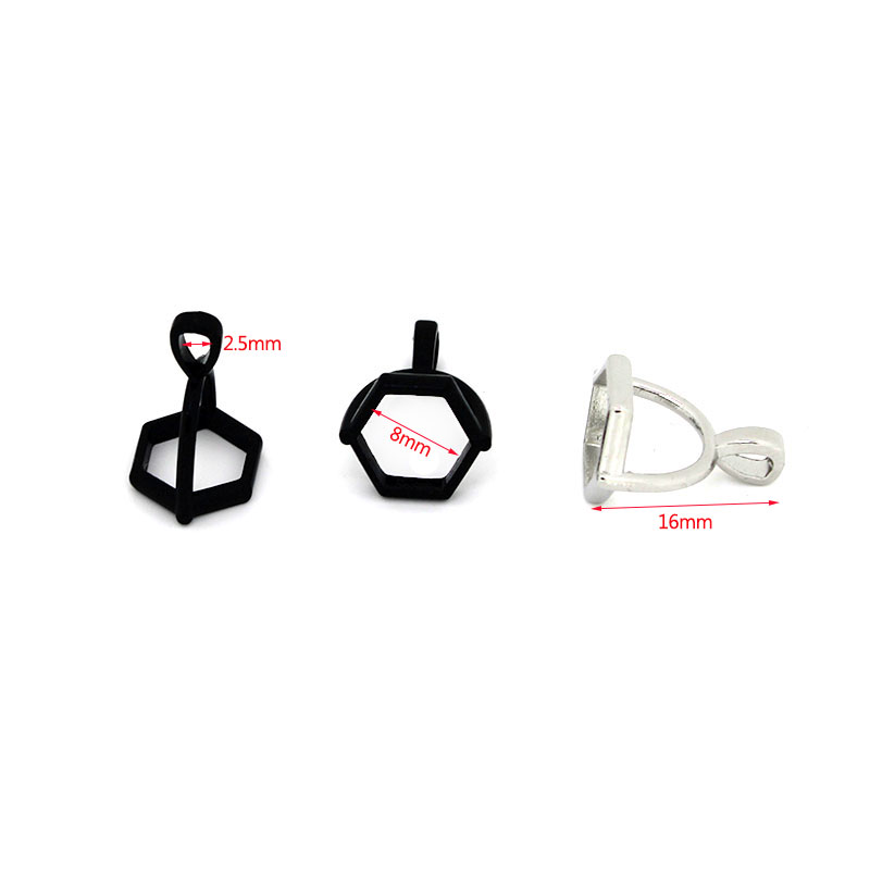 20Pcs Hexagonal Gemstone Cap N - Jewelry Making Metal reseña y precio