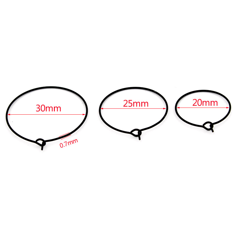 20Pcs 20mm 25mm 30mm Stainless - Jewelry Making Loops reseña y precio