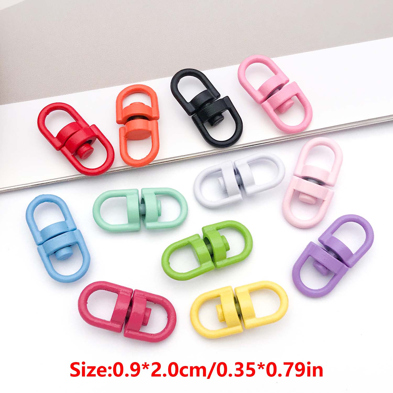 20pcs Metal Rotate Buckle Key  - Jewelry Making A Ring reseña y precio