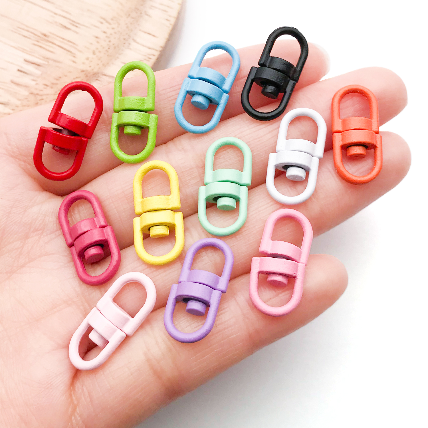 20pcs Metal Rotate Buckle Key  - Jewelry Making A Ring reseña y precio