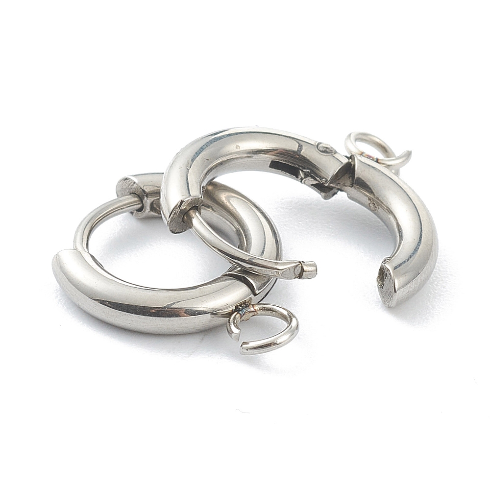 10pcs 201 Stainless Steel Hugg - Jewelry Making Loops reseña y precio