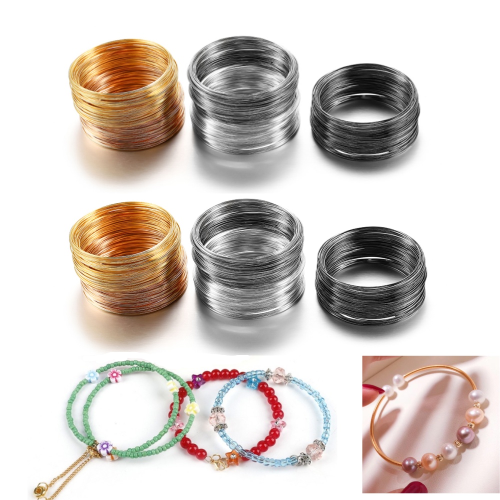 100 Loops/lot 0.6mm Silver Gol - Jewelry Making Loops reseña y precio