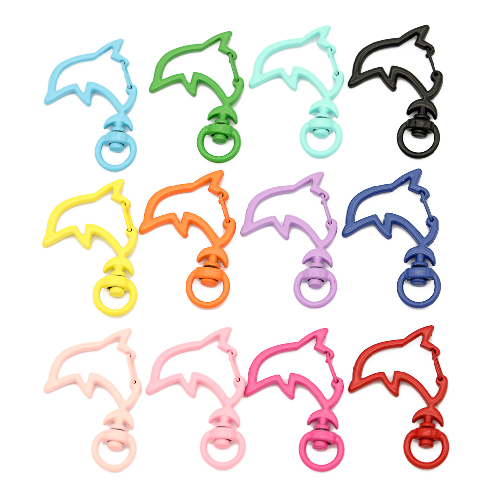 10pcs Candy Colors Metal Dolph - Jewelry Making Supplies Wholesale reseña y precio