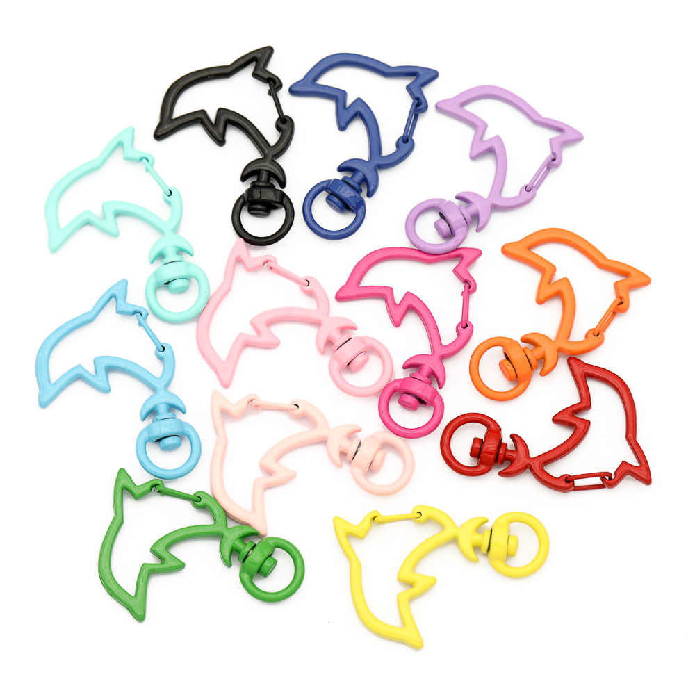 10pcs Candy Colors Metal Dolph - Jewelry Making Supplies Wholesale reseña y precio