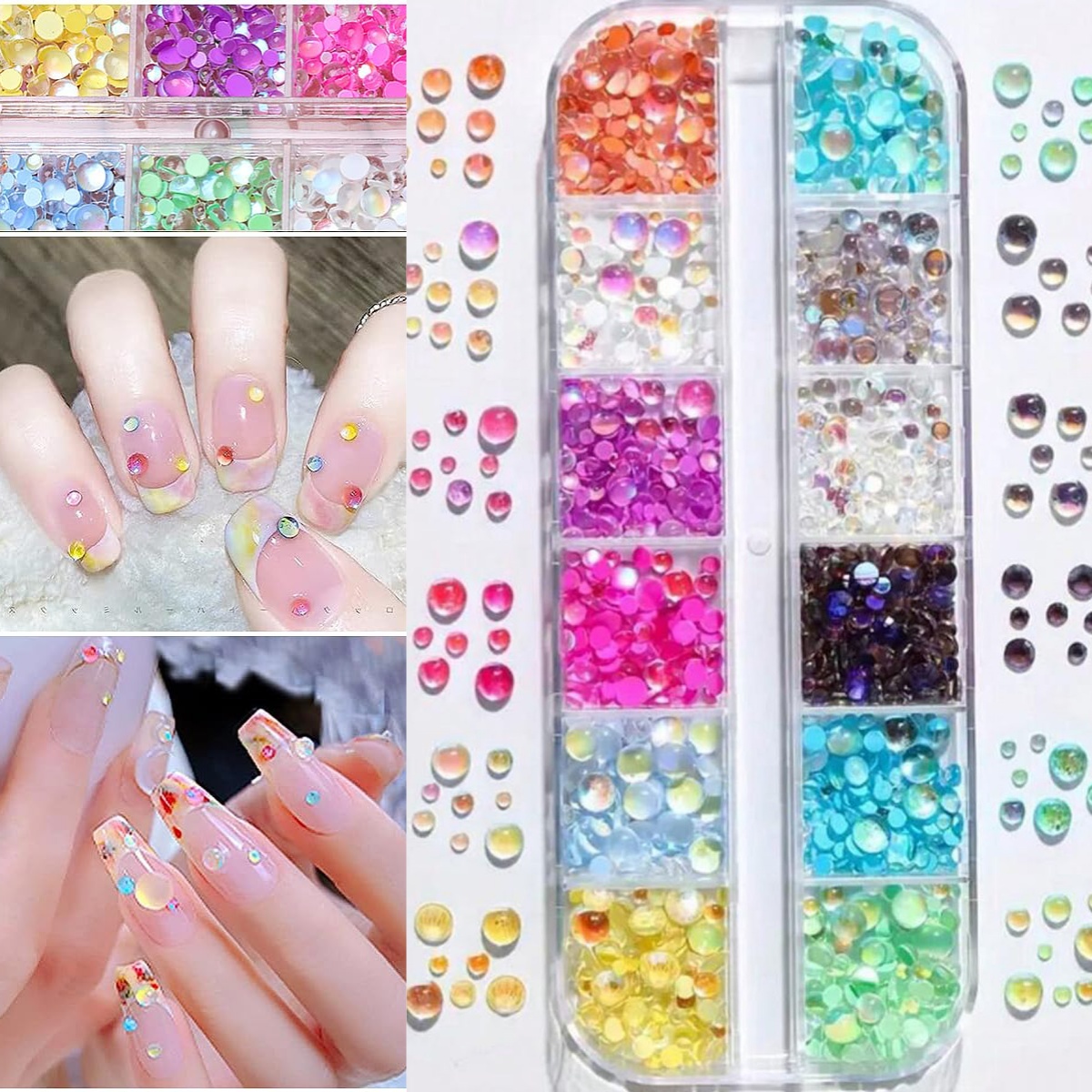 1Box Candy Color Mixed Size Me - Crystal Bead Mix reseña y precio