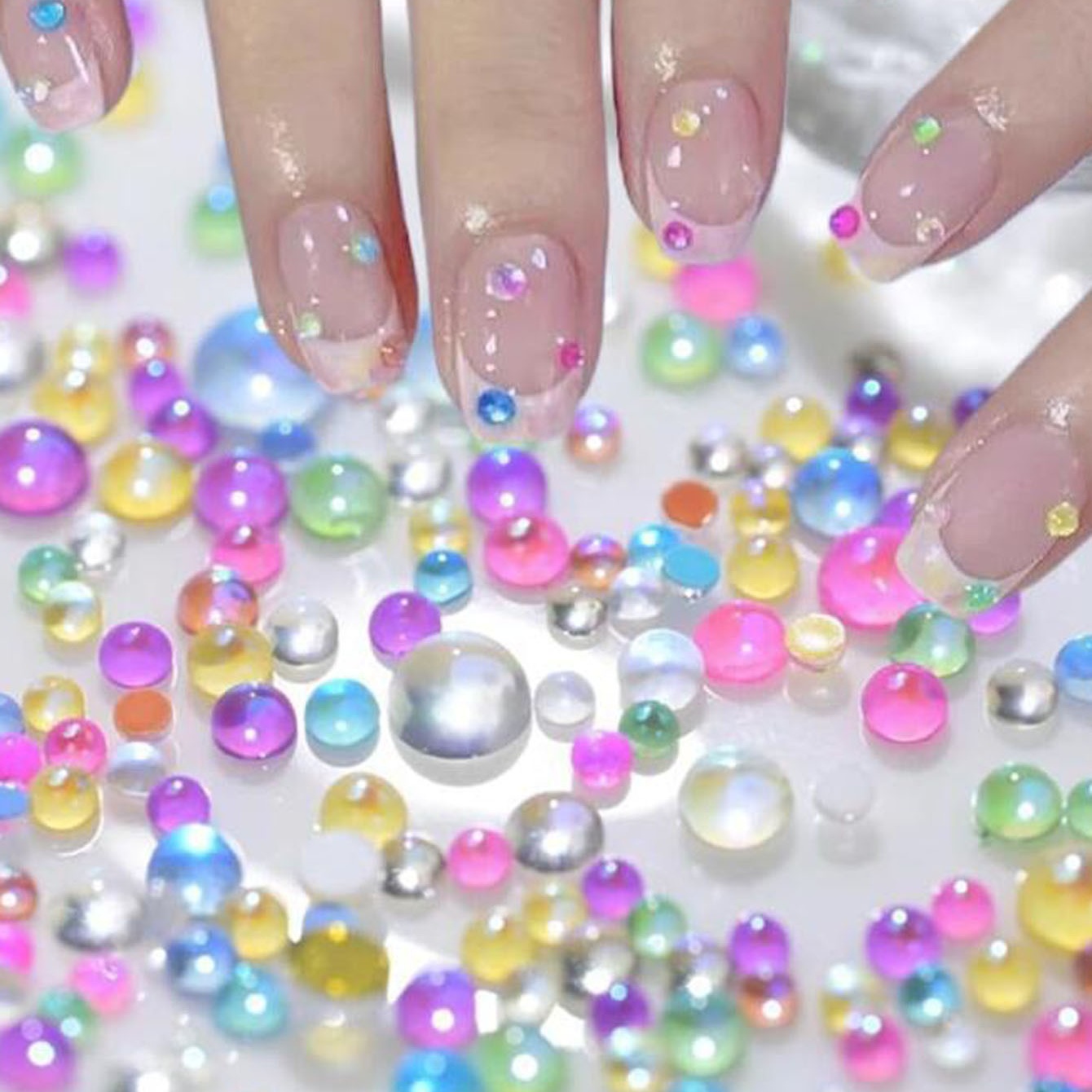 1Box Candy Color Mixed Size Me - Crystal Bead Mix reseña y precio