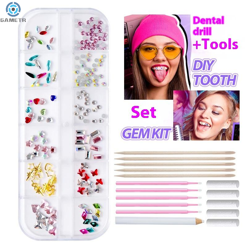 1 Set Dental Tooth Gems Crysta - Jewelry Making Tool Kit reseña y precio