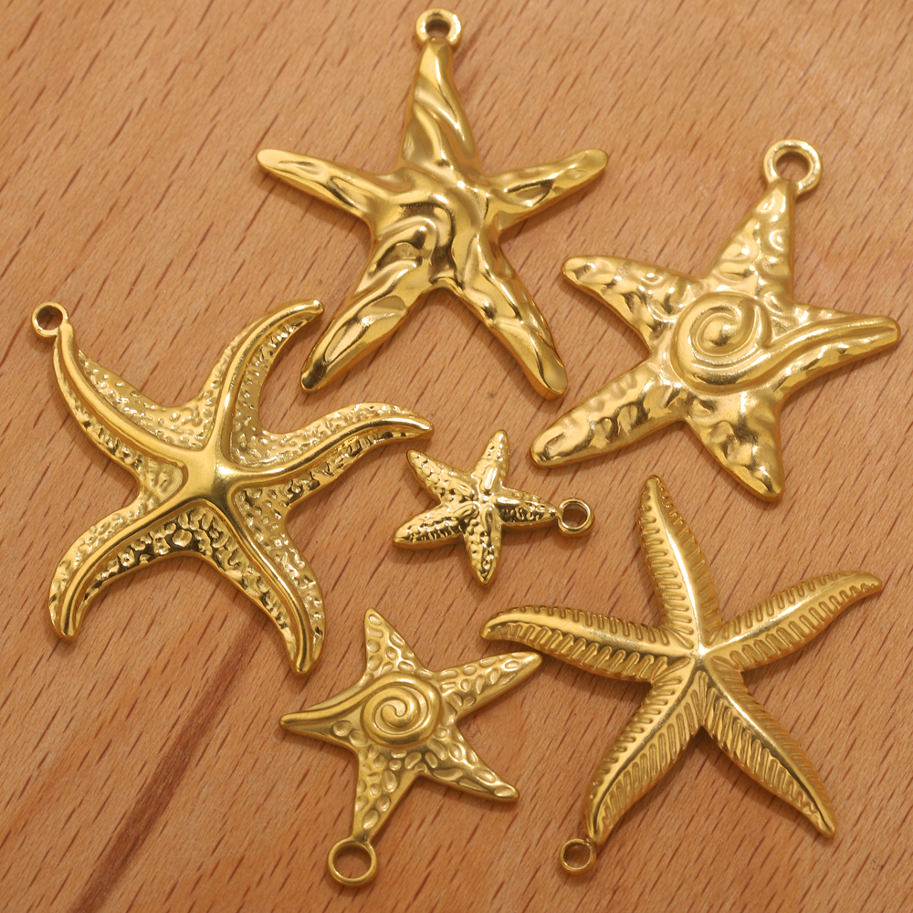 5pcs Stainless Steel Summer St - Jewelry Making Supplies Wholesale reseña y precio