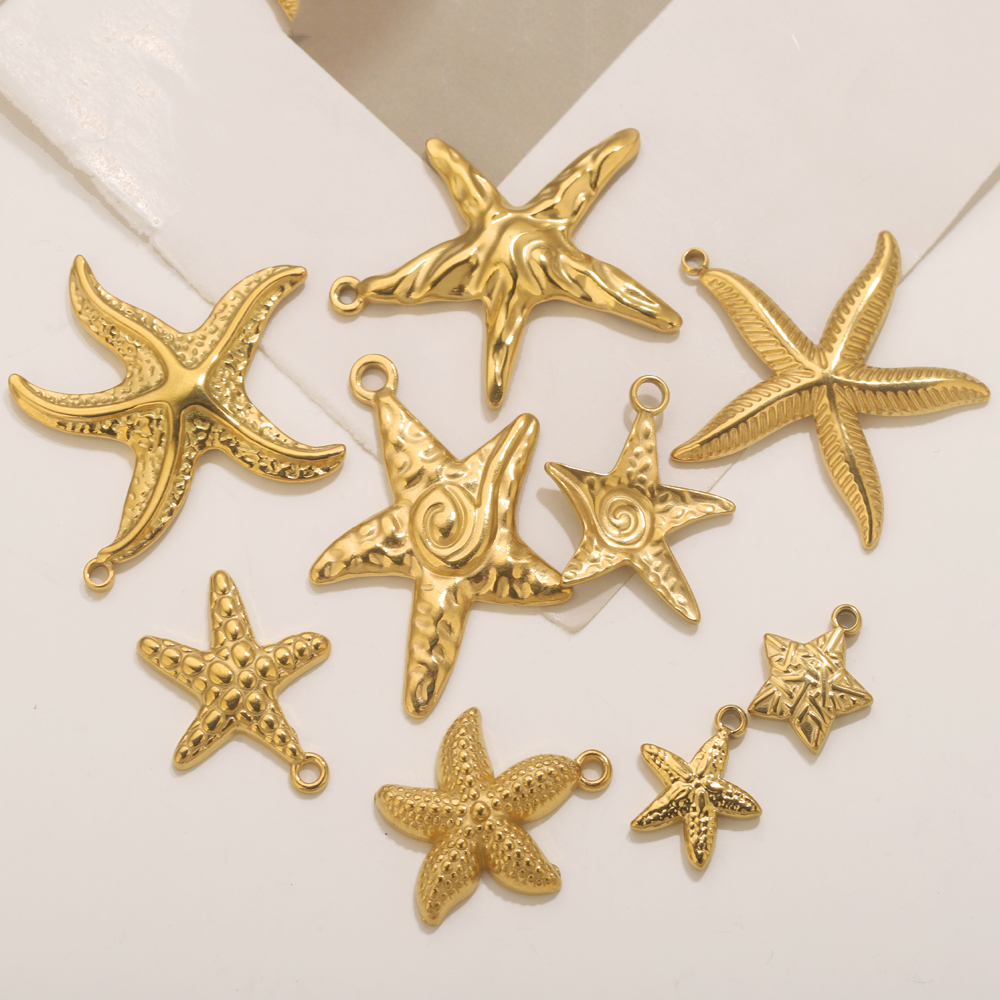 5pcs Stainless Steel Summer St - Jewelry Making Supplies Wholesale reseña y precio
