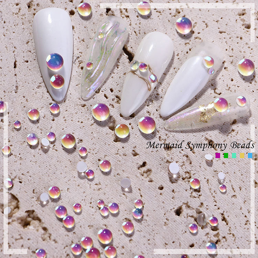300Pcs Mermaid Tears Nail Art  - Crystal Bead Mix reseña y precio
