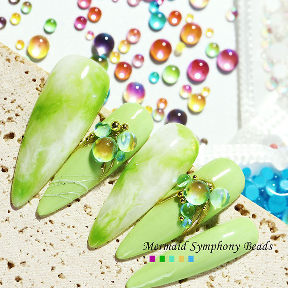 300Pcs Mermaid Tears Nail Art  - Crystal Bead Mix reseña y precio
