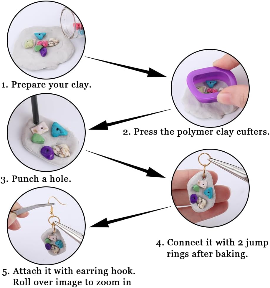 Polymer Clay Earring Making Ki - Jewelry Making Tool Kit reseña y precio