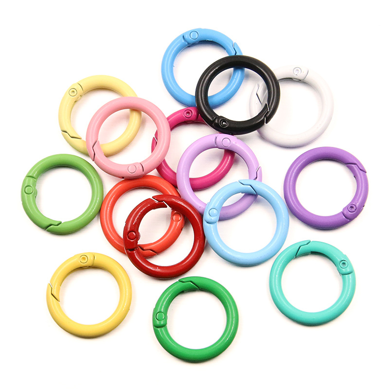 5-20pcs Colorful Spring O Ring - Jewelry Making A Ring reseña y precio