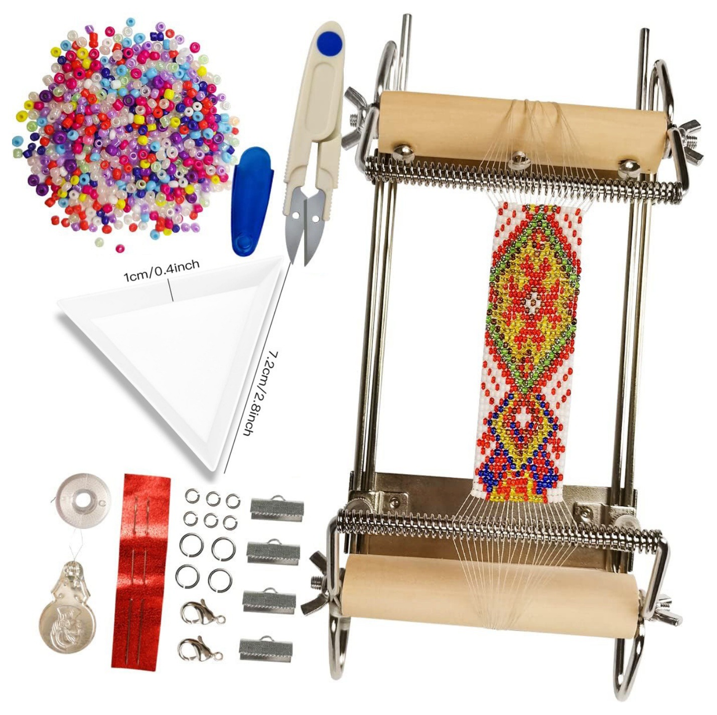 Adjustable Bead Loom Stainless - Jewelry Making Machines reseña y precio