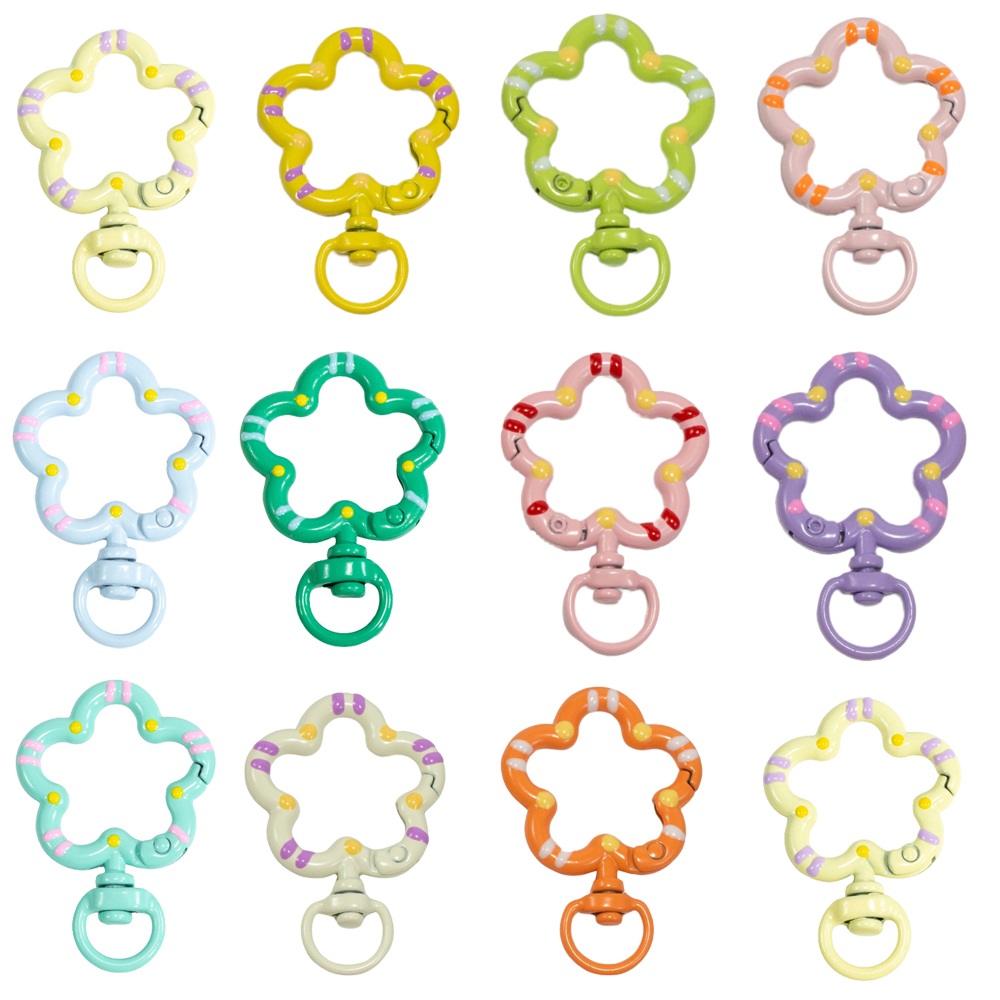 5pcs Flower Metal Lobster Claw - Jewelry Making A Ring reseña y precio