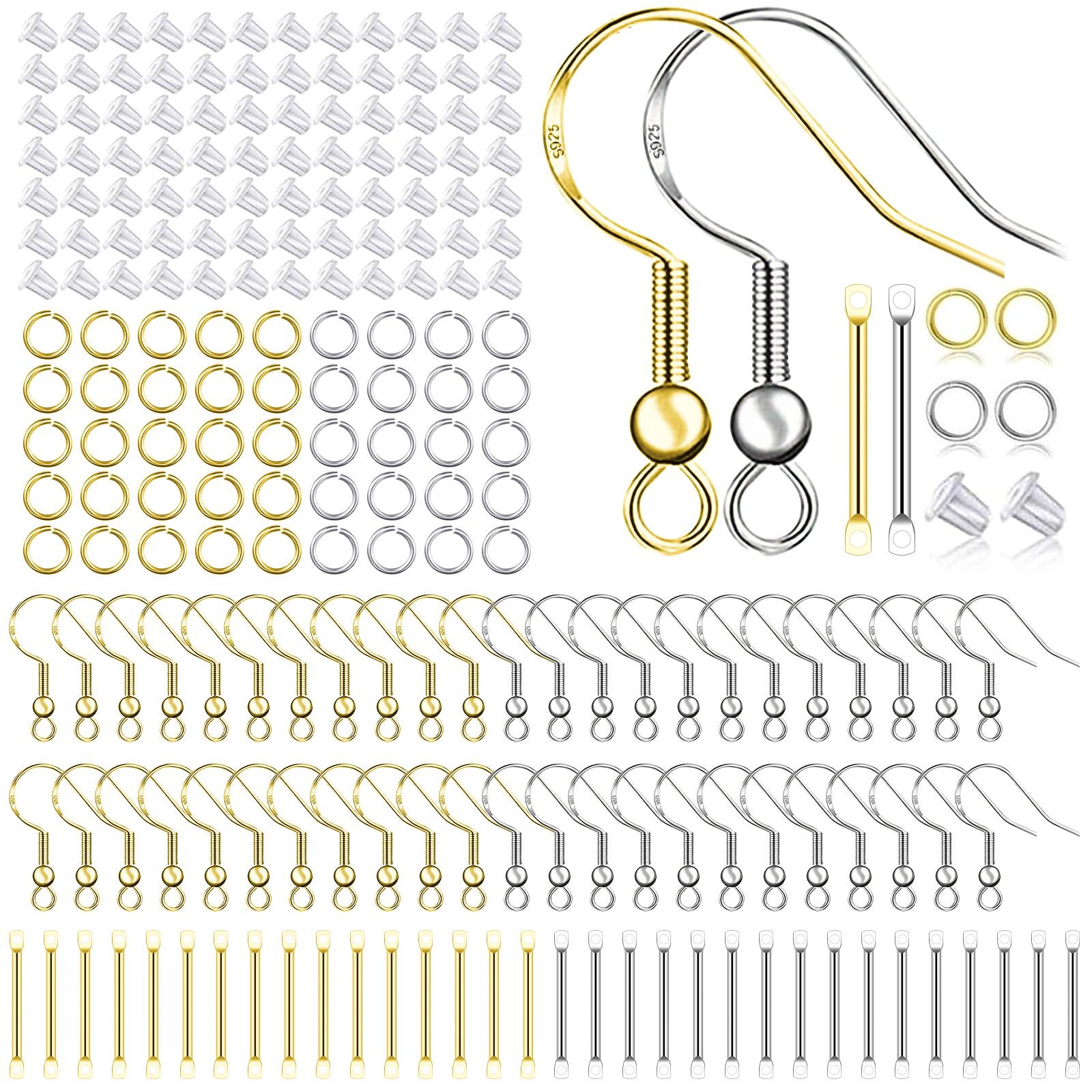 925 Silver/Gold Plated Earring - Jewelry Making A Ring reseña y precio