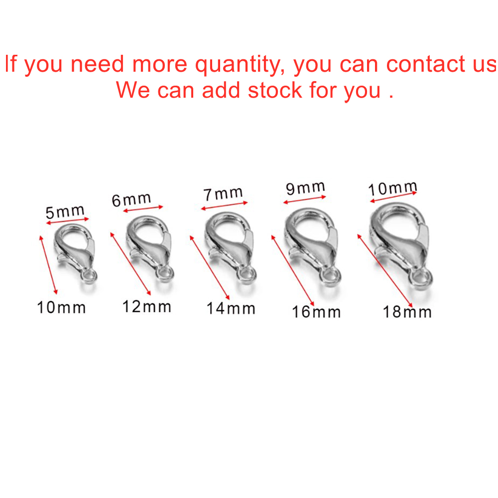 10pcs Multiple Size Lobster Cl - Jewelry Making Supplies Wholesale reseña y precio