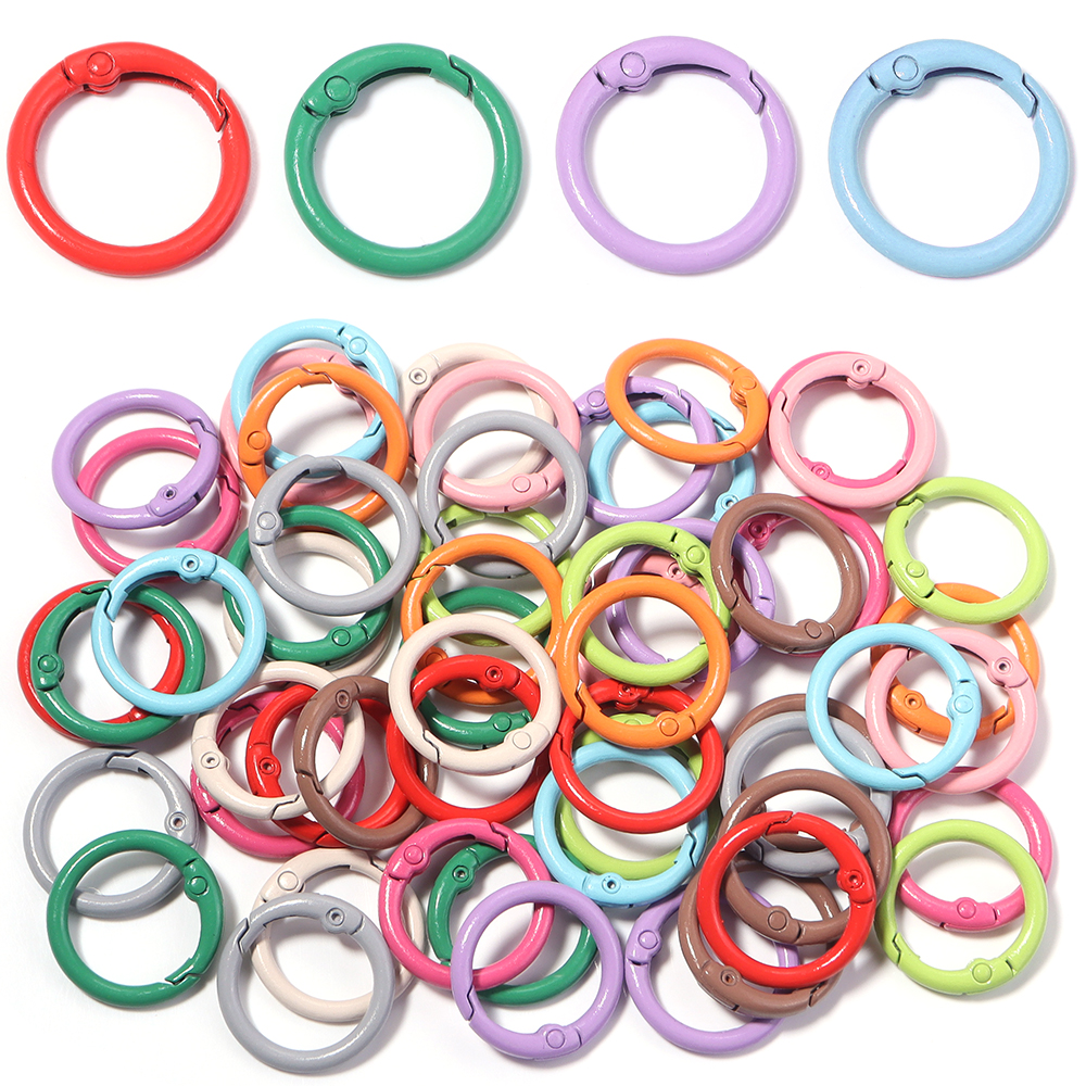 20Pcs/Lot Metal O Ring Spring  - Jewelry Making Metal reseña y precio