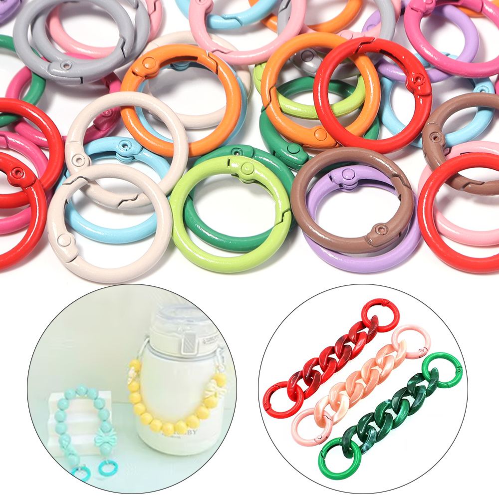 20Pcs/Lot Metal O Ring Spring  - Jewelry Making Metal reseña y precio