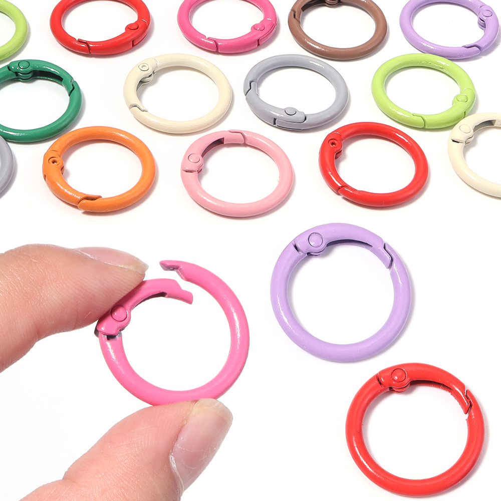 20Pcs/Lot Metal O Ring Spring  - Jewelry Making Metal reseña y precio