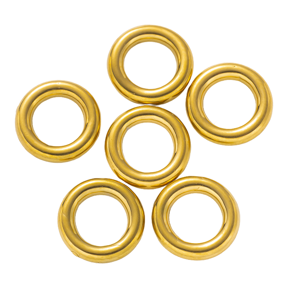 10pcs Stainless Steel Gold O R - Jewelry Making Loops reseña y precio